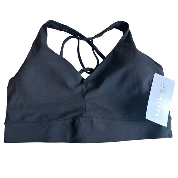 Athleta Solace Sports Bra D-DD Black XL 657431 - Picture 3 of 7